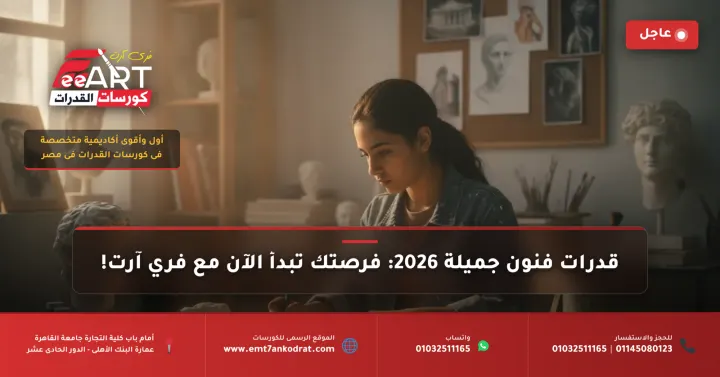 عاجل: نماذج امتحانات قدرات فنون جميلة 2026.. خطة Free Art لضمان نجاحك!