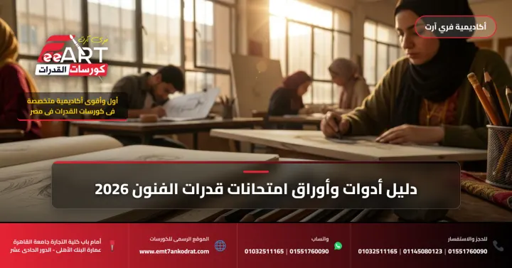امتحان قدرات الدبلومات الفنية 2026 - فري آرت أكاديمية القدرات
