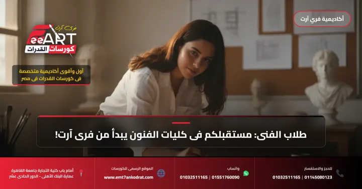 ليه طلاب الفنى بيخافوا ياخدوا كورس القدرات برة فرى آرت 2026: دليل عملي للاستعداد